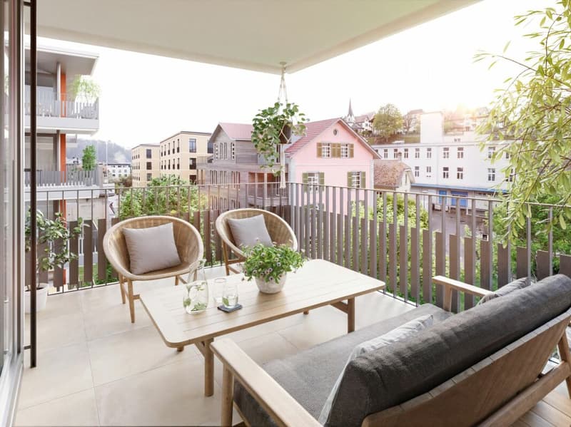 Appartement en propriété de 2,5 pièces à Aebiguet au bord du ruisseau - Vivre à la moderne à Burgdorf (5)