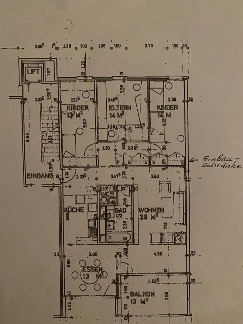 Grundrissplan (Küche weicht minimal ab)