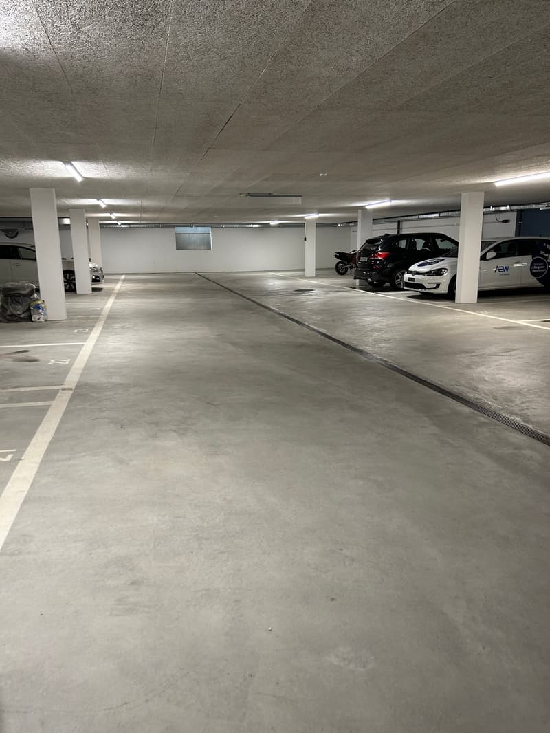 Grosszügiger Tiefgaragen Parkplatz zu Vermieten (6)