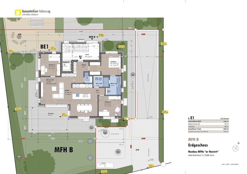 HIGHLIGHT! ; - 4.5 bedroom garden apartments in Arch (2)
