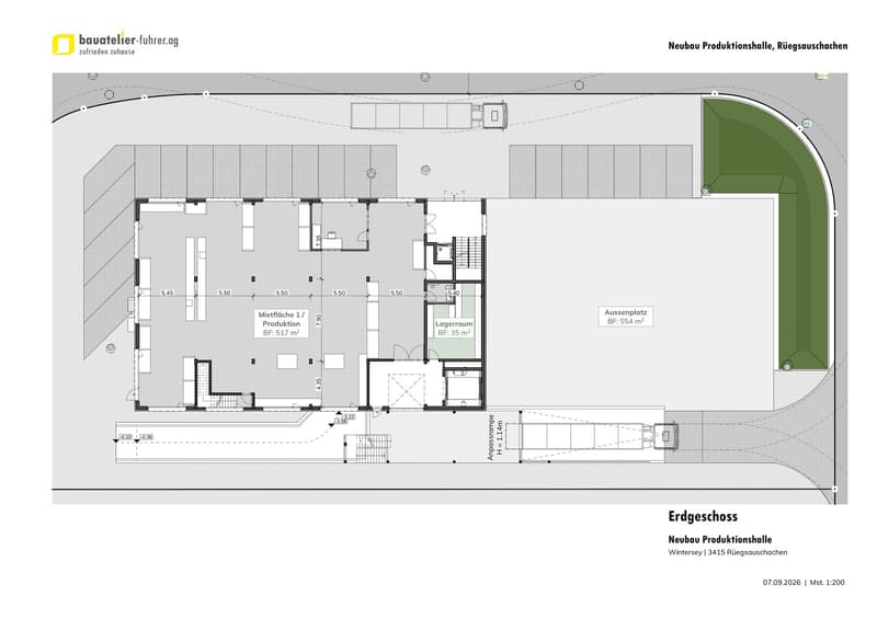 Flexible Gewerbe-, Büro- & Lagerflächen im Neubau; - ab 100 m² individuell ausbaubar (2)