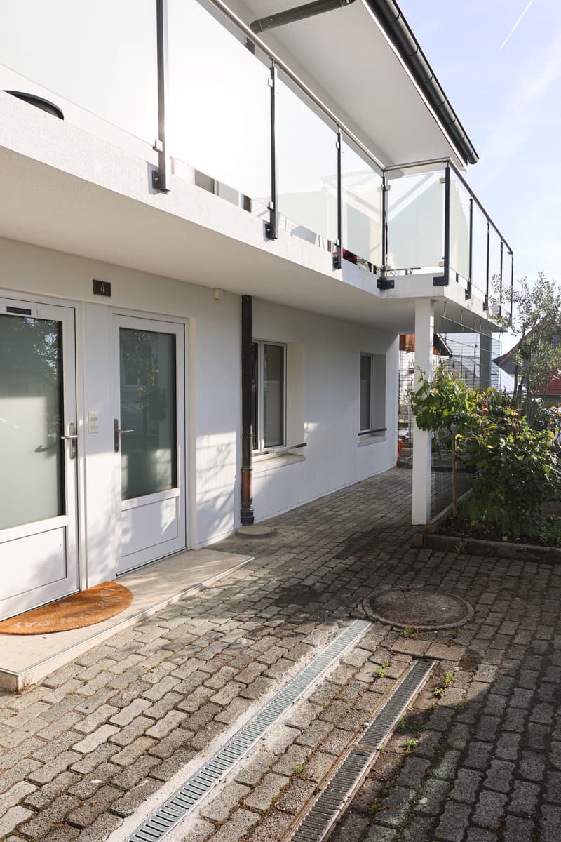 Haus aussen, Sitzplatz