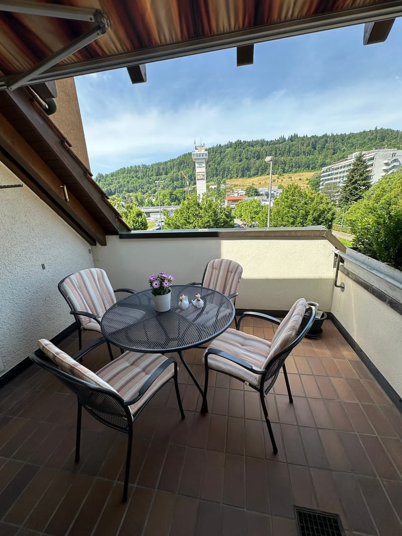 Spacious 4.5-room apartment with large gallery (80m2) and panoramic view in Zurzach (1)