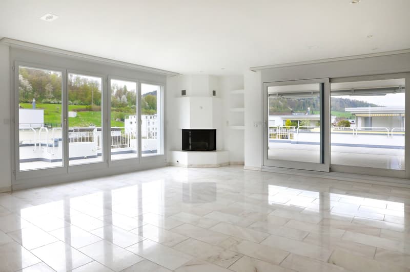 High-quality 6-room attic apartment with panoramic views (1)