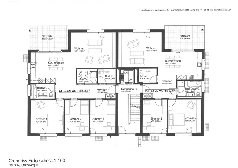 Moderne 3.5-Zimmer-Wohnung mit Balkon in Lupfig (6)