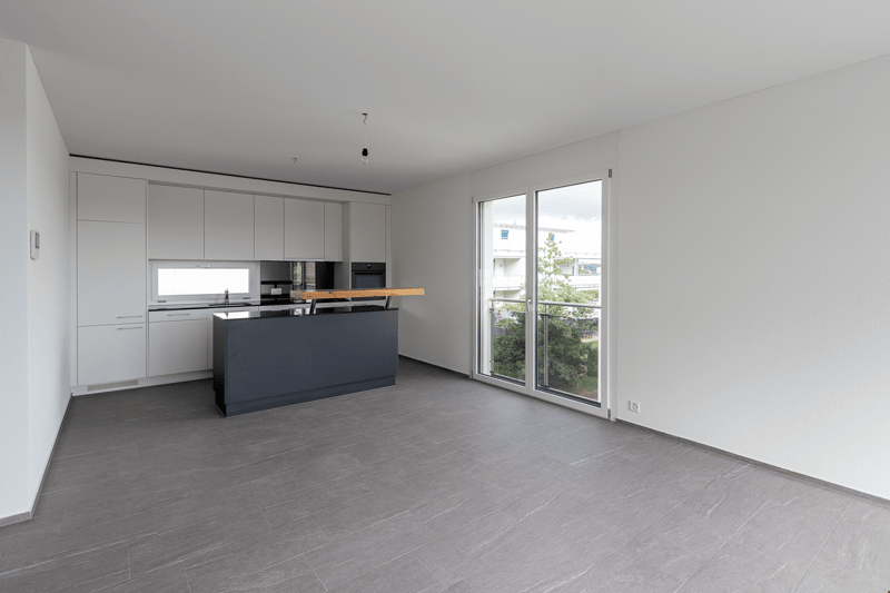 Moderne Wohnung mit Eigentumsstandard, Alpensicht und sonnigem Balkon in Boswil (1)