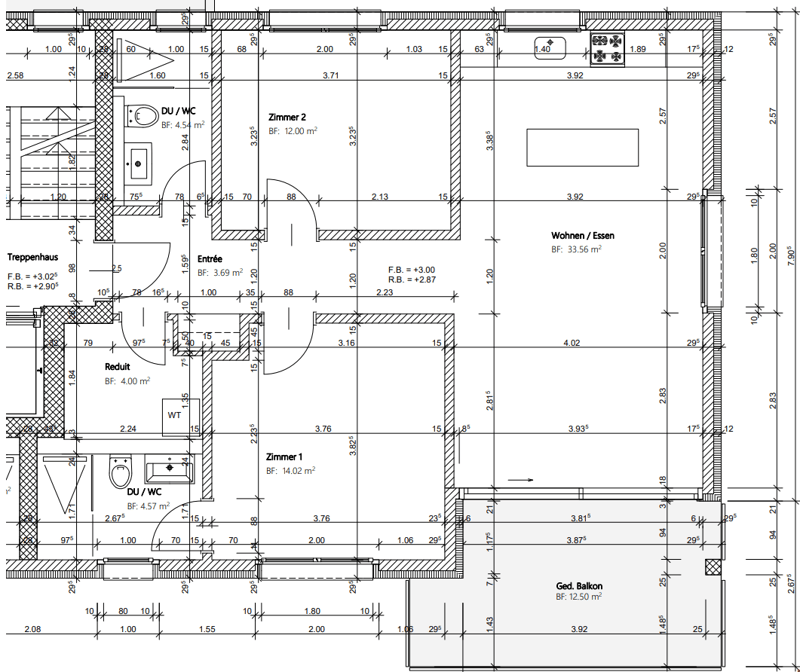 Moderne Wohnung mit Eigentumsstandard, Alpensicht und sonnigem Balkon in Boswil (15)