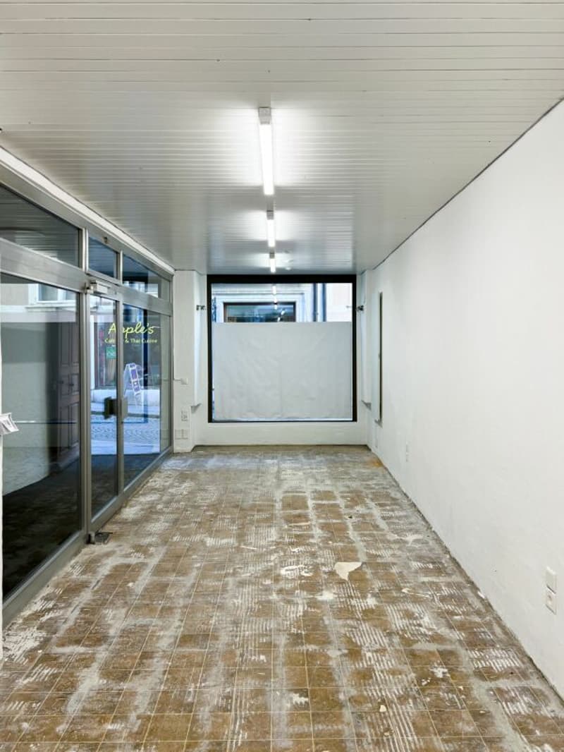 Schaufenster / Sicht gegen Barfüssergasse