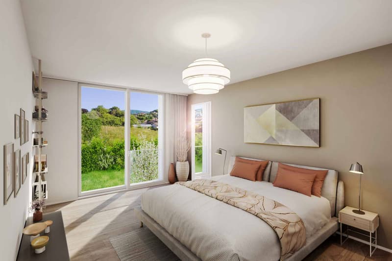 Les Vignes Residence Spacious 4.5 room duplex with garden and terrace (5)