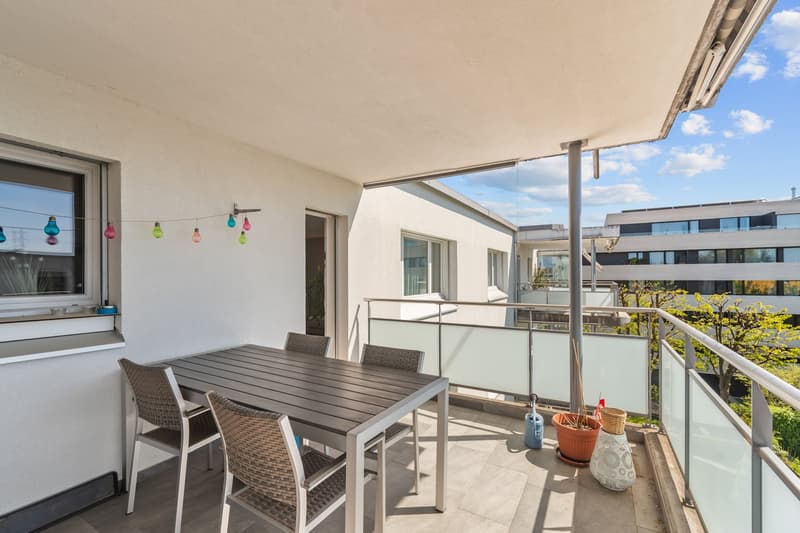 Gedeckter Balkon