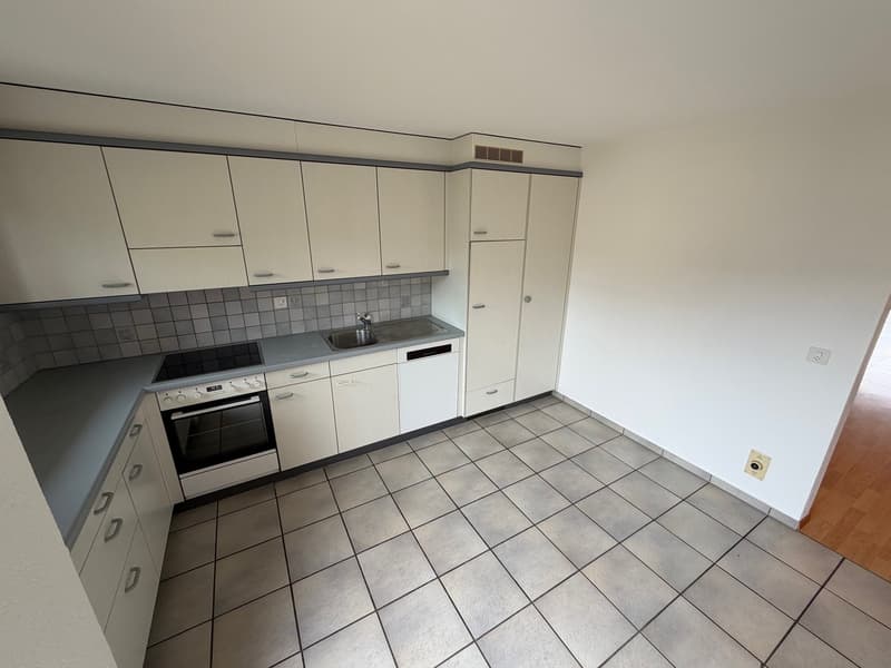 kitchen with modern appliances and cabinetry