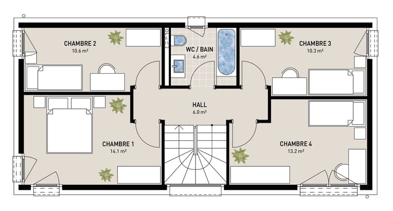 CHAMPLAN | 2 VILLE INDIVIDUALI DI 5.5 LOCALI (6)