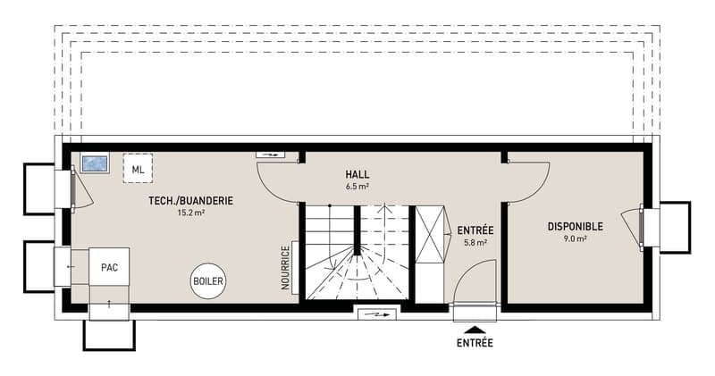 CHAMPLAN | 2 VILLE INDIVIDUALI DI 5.5 LOCALI (4)