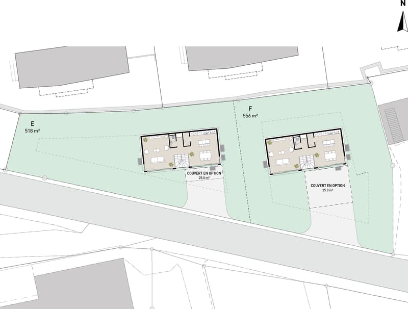 CHAMPLAN | 2 VILLE INDIVIDUALI DI 5.5 LOCALI (3)