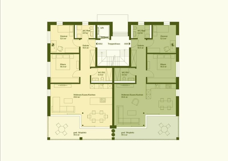 Erle - Where modern living meets nature! 3.5-room 1st floor house A (5)