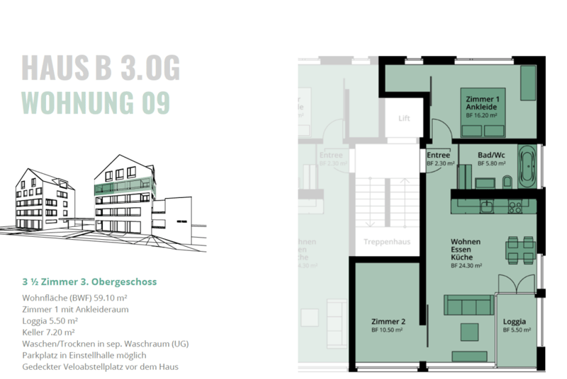Charmante 3.5-Zimmerwohnung in Menziken (3. OG) - sucht Sie! (11)