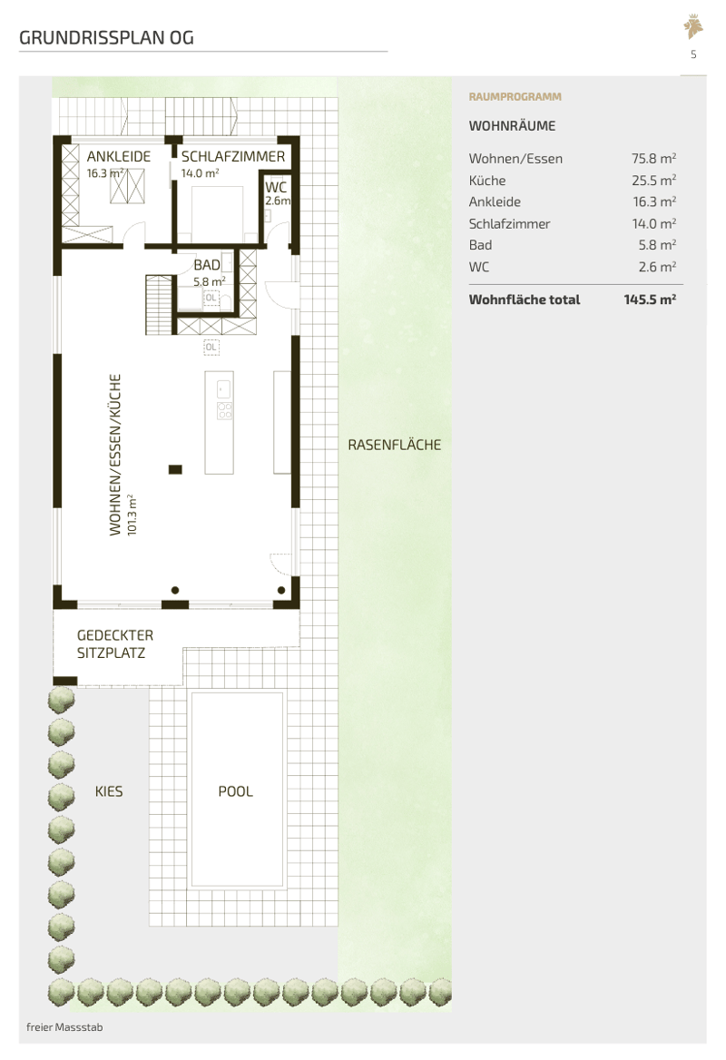 Modern & Exceptional with 290m2 usable space, well-maintained garden complex with chrome steel pool (6)