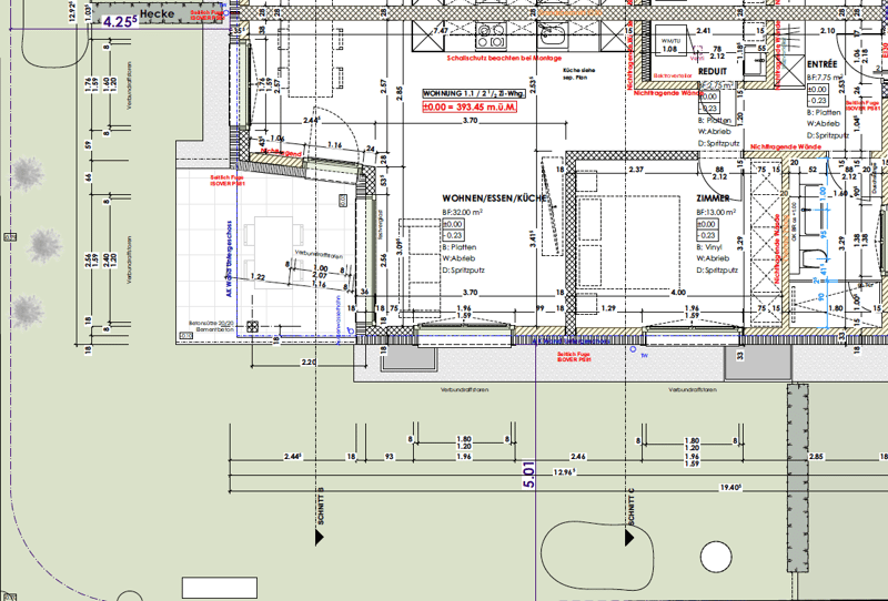 Plan EG/Gartenanteil
