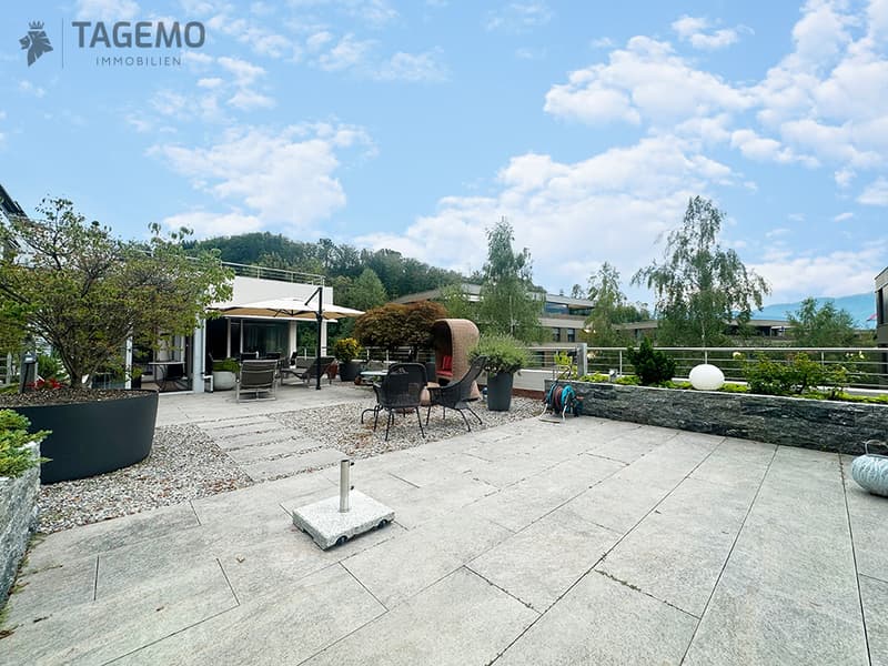 Zwei Gehminuten zum See. 100 m² Terrasse. Ein Freiraum, den man in Luzern nur selten findet. (14)