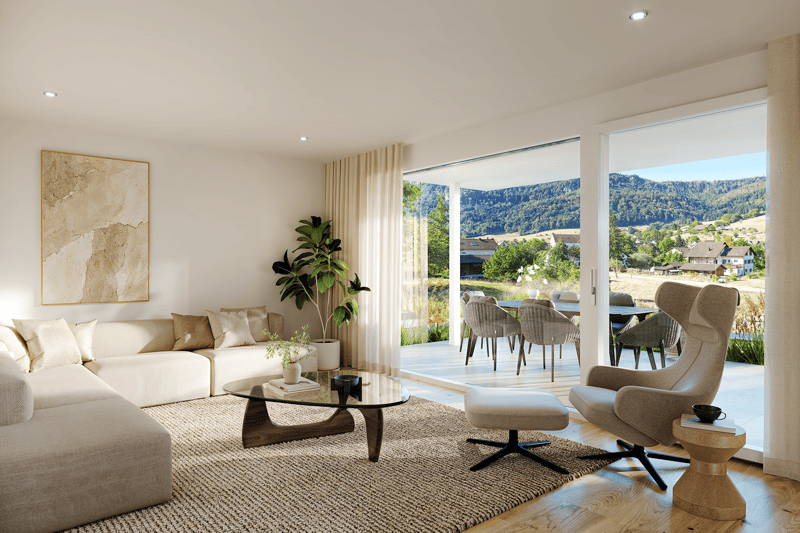 Visualisierung Wohnzimmer