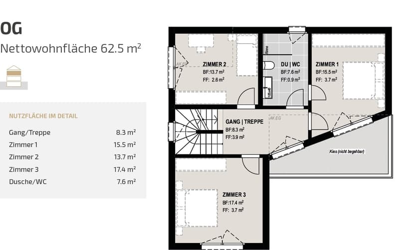 Neubau Erschwil | 8 freistehende 6.5-Zimmer-Einfamilienhäuser mit Tiefgarage (8)