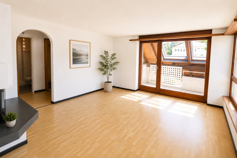 5,5 Zi. Duplex Wohnung im Dorfzentrum (4)