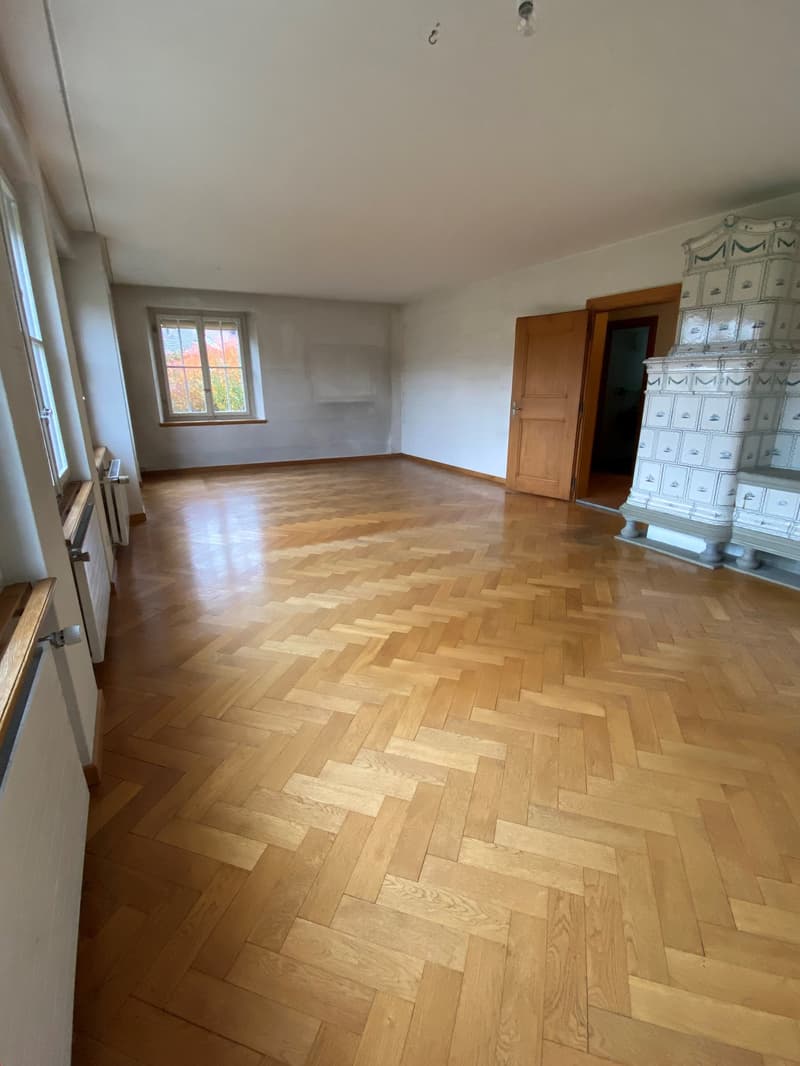 Grosser Wohn,-Essbereich mit Alpensicht