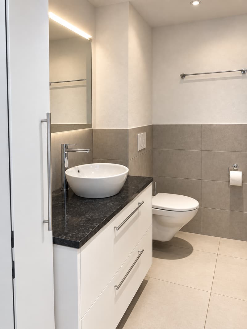 Badezimmer mit Dusche