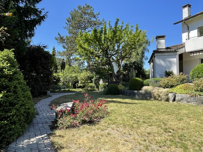 Doppeleinfamilienhaus mit grosser, idyllischer Gartenanlage (6)