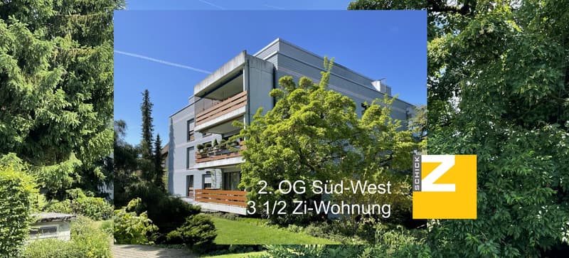 Gemütliche, helle 3.5-Zimmerwohnung in Langenthal – zentral und doch im Grünen (1)