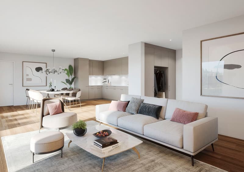 Natürlich schön wohnen - moderne 3.5-Zimmer-Neubauwohnung (3)