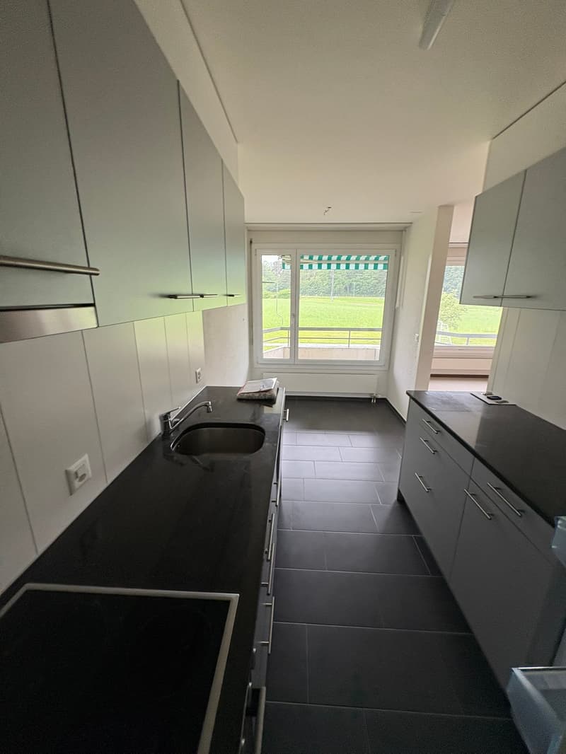 Helle 3½-Zimmer-Wohnung mit Balkon und schöner Bergsicht! (3)