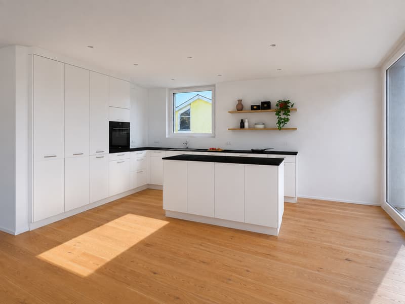Lichtdurchflutete 4½-Zimmer-Neubau-Wohnung mit traumhaftem Alpenpanorama (2)