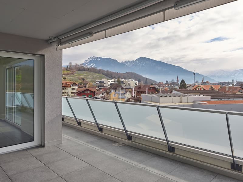 Balkon mit Aussicht