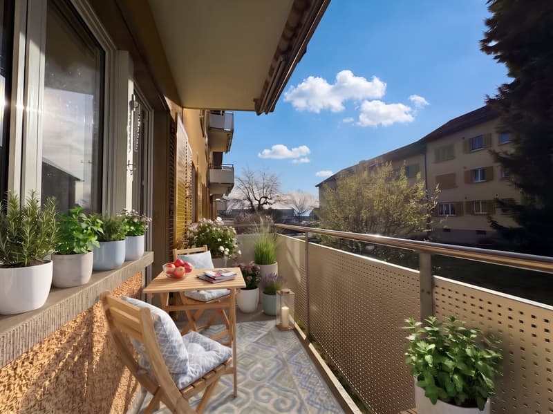 Moderne Hochparterre-Wohnung zu vermieten! (5)