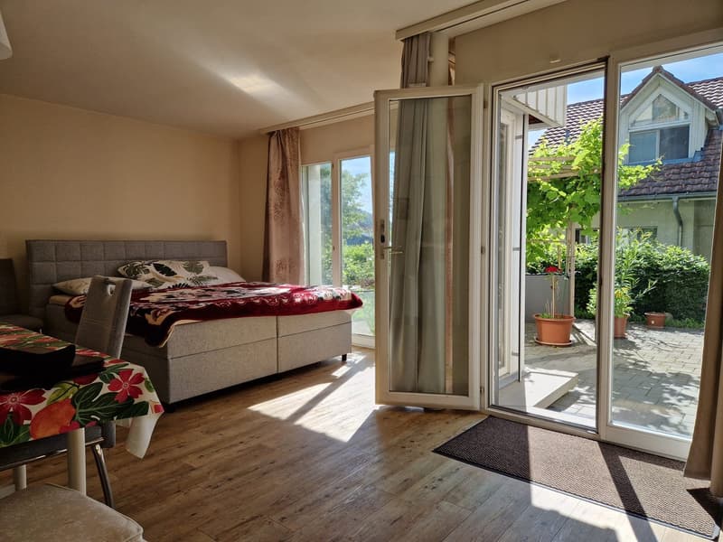 Gemütliches Studio mit Terrasse in Düdingen (3)