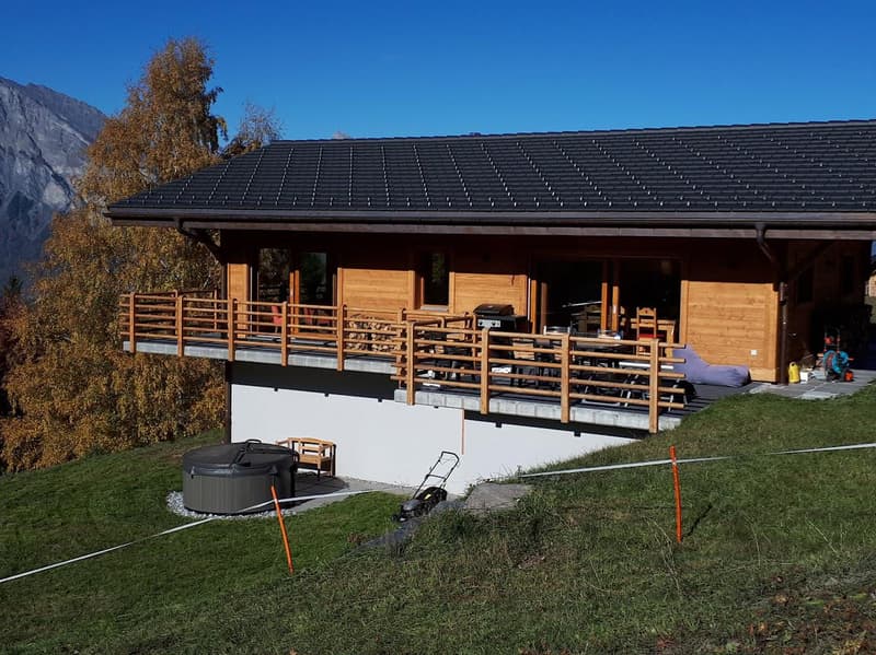 Very beautiful chalet in Tzoumaz / 4 Vallées (1)