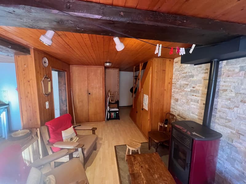Opportunity to buy in La Tzoumaz, 4-room semi-detached chalet in a quiet area (4)