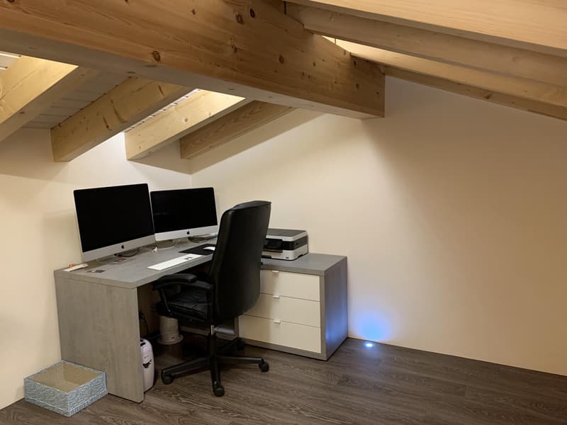 Meraviglioso attico duplex arredato di alto standing - 4,5 locali a Champlan (12)