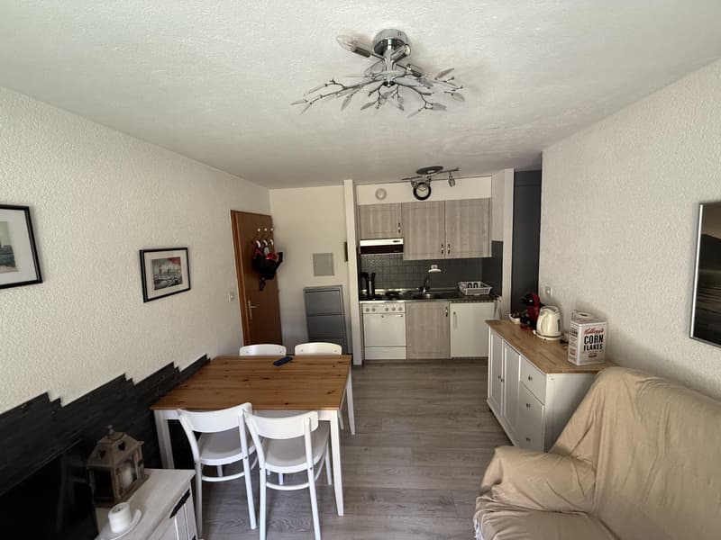 Dans la belle station de la Tzoumaz à vendre appartement 2 1/2 pièces (3)