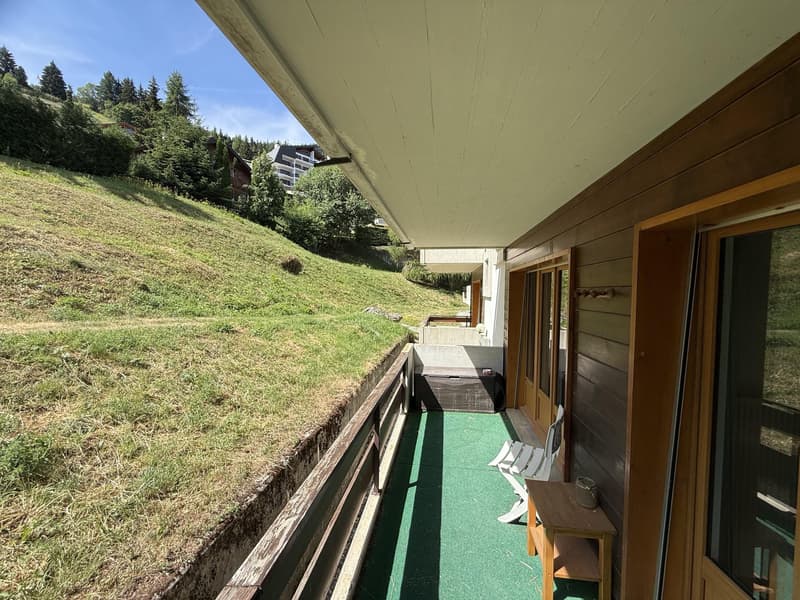 Dans la belle station de la Tzoumaz à vendre appartement 2 1/2 pièces (9)