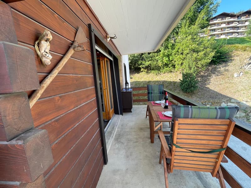 EN EXCLUSIVITE a vendre 2.5 pièces dans la station de la Tzoumaz 4 Vallées (9)