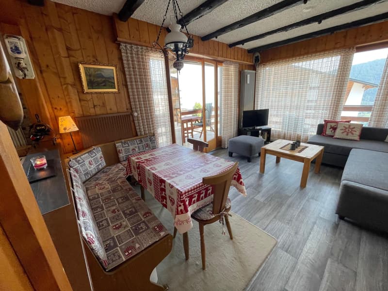 EN EXCLUSIVITE a vendre 2.5 pièces dans la station de la Tzoumaz 4 Vallées (3)