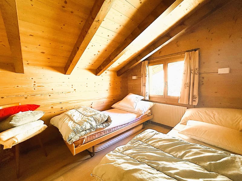 A vendre dans la station de la Tzoumaz au coeur des 4 Vallées très beau chalet de 5 1/2 pièces (9)