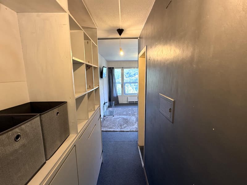 A vendre dans la station de la Tzoumaz studio avec place de parc intérieure (3)