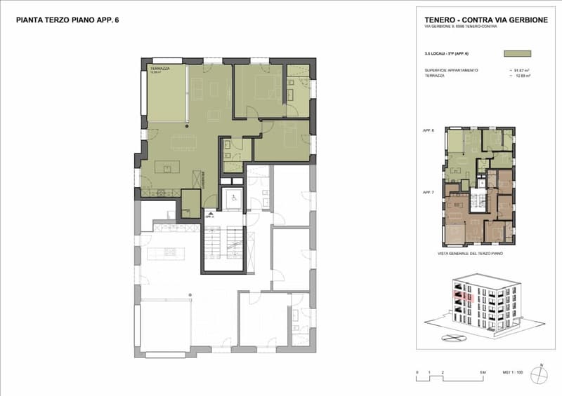 Residenza Gerbio - App. 6 - 3.5 locali - 3°P (2)