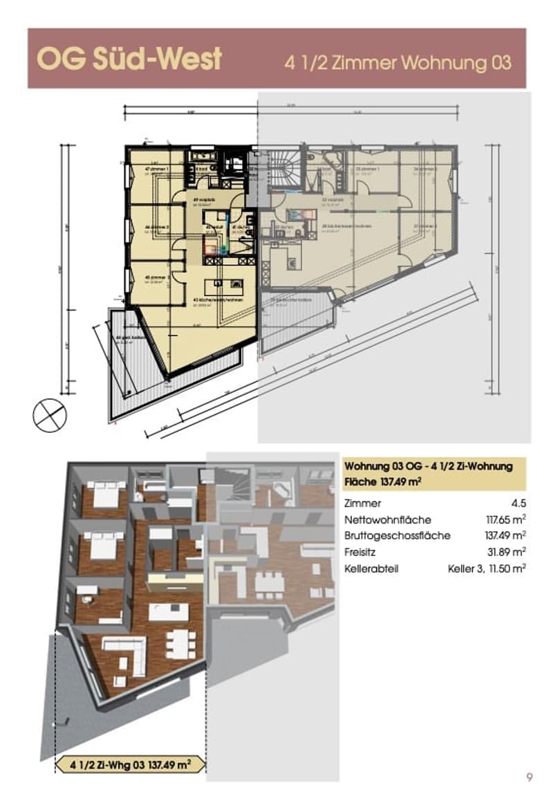 Moderne 4.5-Zimmer-Neubau-Wohnung mit Minergie-Standard in Aeschi (11)