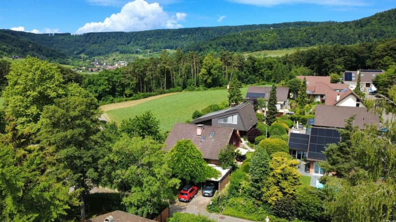 Grosszügigies Einfamilienhaus mit grossem Garten und Weitblick (4)