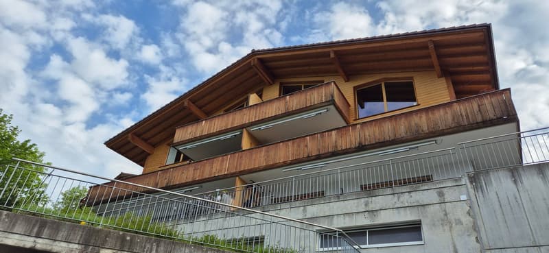 Tolle 4½-Zimmer-Wohnung im Dachgeschoss in Tschingel Sigriswil mit traumhafter Aussicht (1)