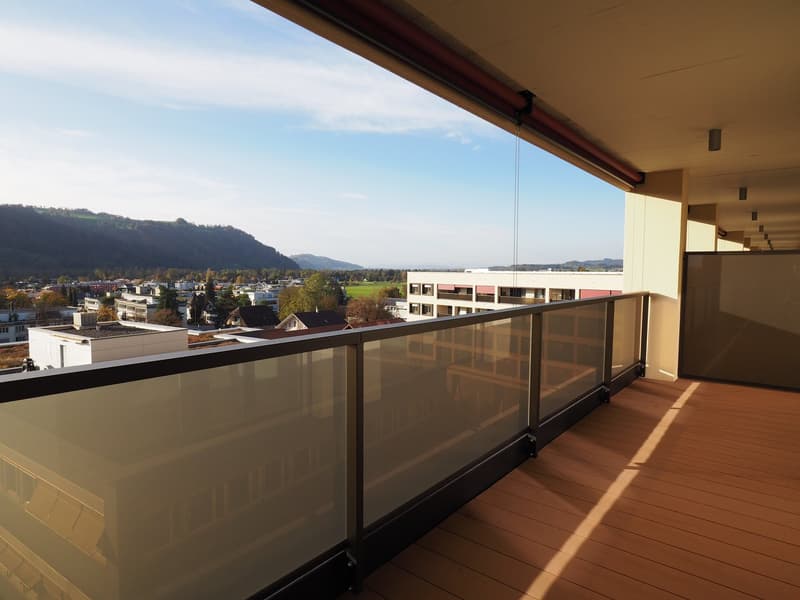 grosszügiger Balkon